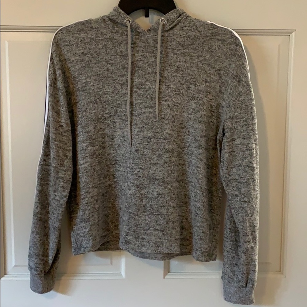 Ultra Flirt Heathered Gray Hoodie  -Juniors Small